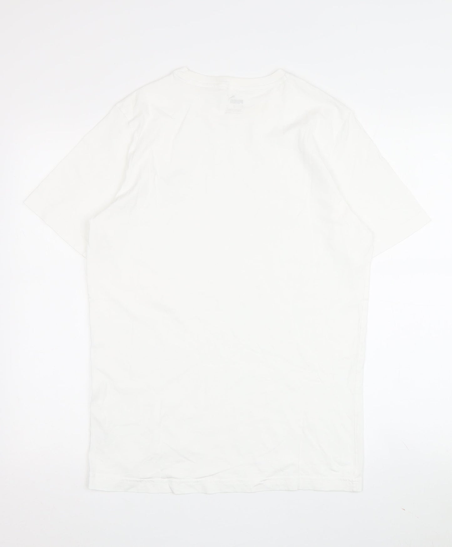 Puma White Men’s T-Shirt S - Breathable Jersey Casual