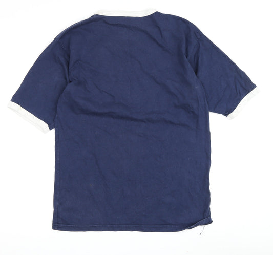 The Tartan Army Men's Blue V-Neck T-Shirt