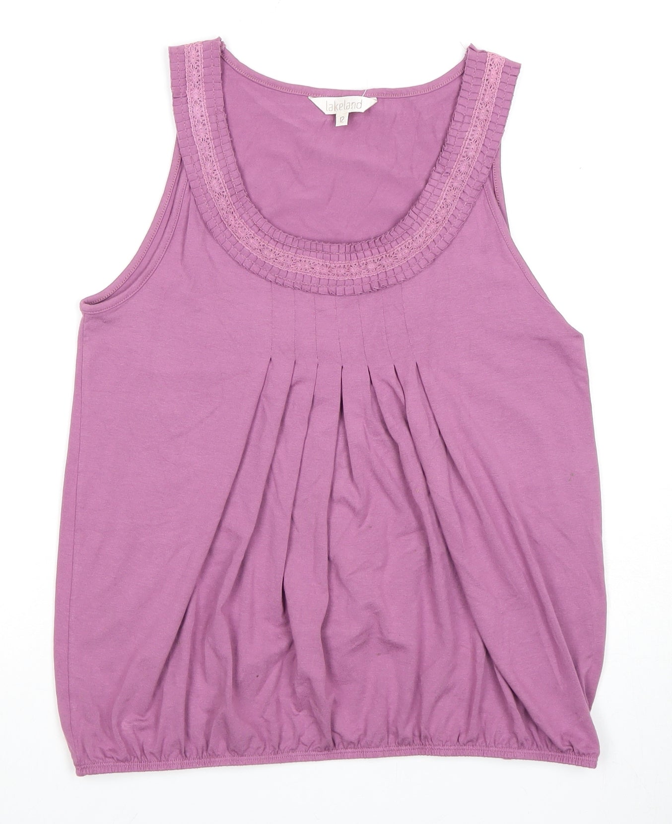 Lakeland Women's Purple Sleeveless Tank Size 12