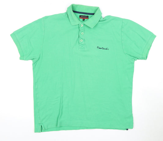 Pierre Cardin Men's Green Polo Shirt M Casual