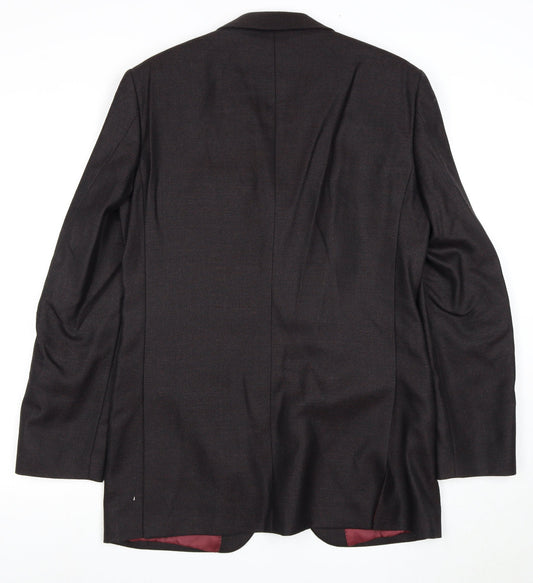 Pierre Cardin Men's Brown Wool Blazer, 38R, Formal Style