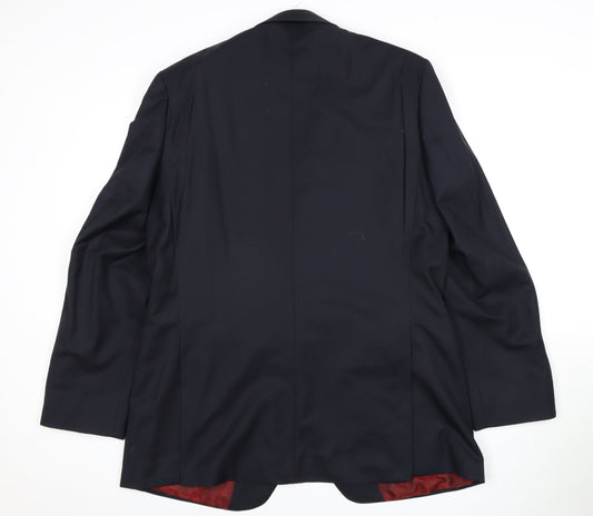 Pierre Cardin Men's Blue Blazer Long 42L Formal