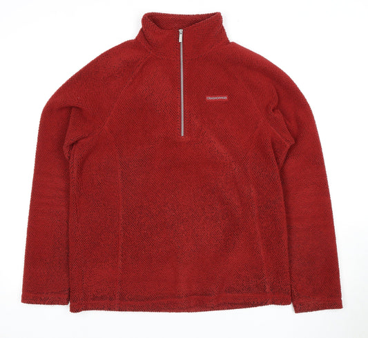 Mens UK M Regular Craghoppers Red Pullover Sweatshirt