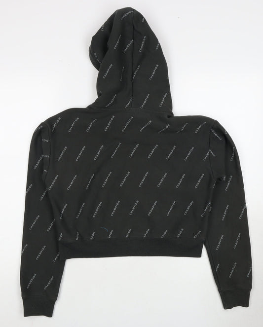 Champion Women's Black Pullover Hoodie S Lightweight