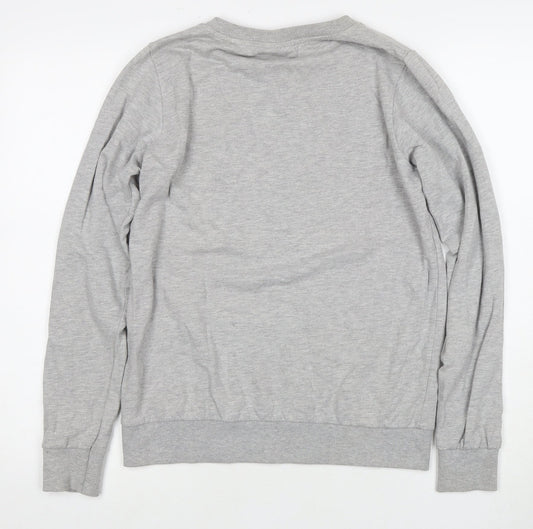 Coca-Cola Women's Grey Pullover Jumper Size 10