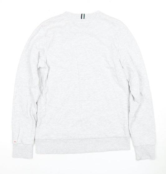Jack & Jones Men's White S Sweatshirt Pullover Graphic