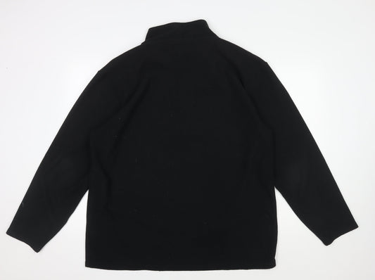 Peter Storm Men's XL Black 1/2 Zip Fleece Pullover