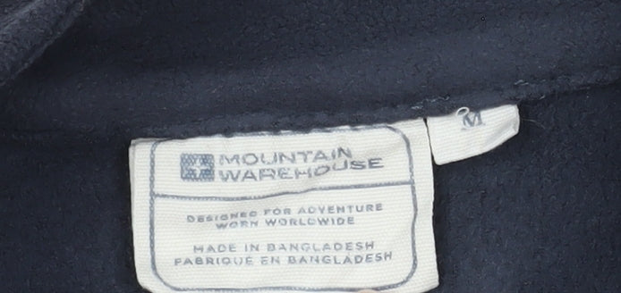 Mountain Warehouse Men's Black Pullover Fleece Sweatshirt M