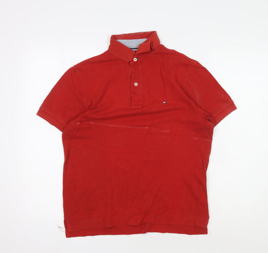 Tommy Hilfiger Men’s XS Red Polo Shirt