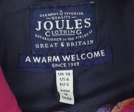 Joules Women's Pink Puffer Waistcoat Size 10