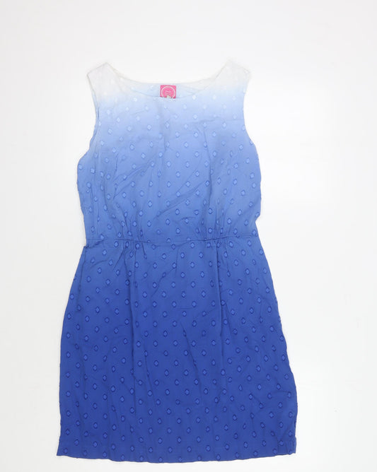 Joules Women's Blue Sleeveless Dress Size 10