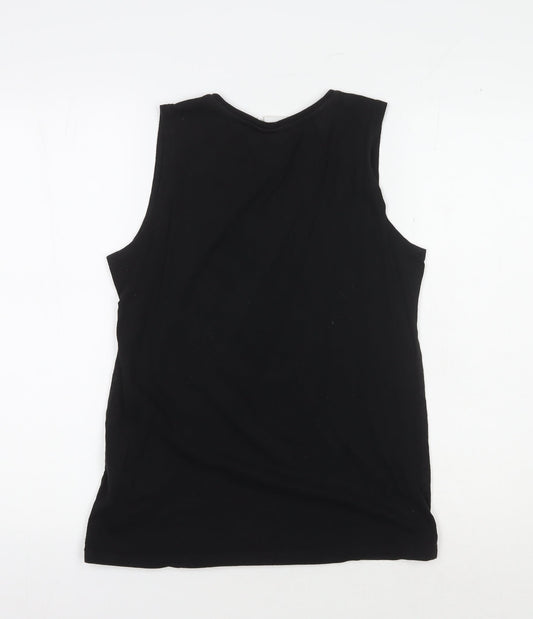 Harry Potter Unisex Adults Black Tank Top Size 10