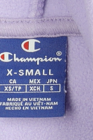 Champion Women's Purple XS Hoodie Pullover