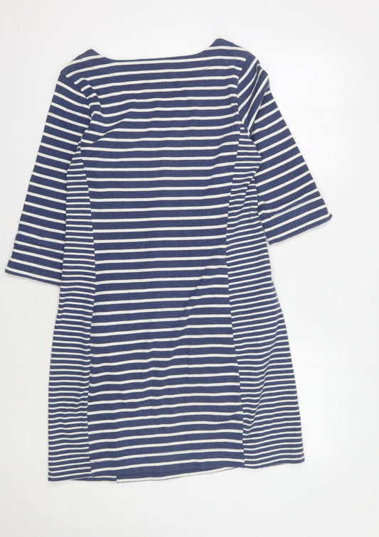 Joules Women's Blue Striped Dress Size 10