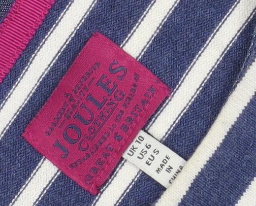 Joules Women's Blue Striped Dress Size 10