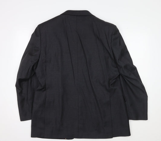 Chester Barrie Men's Black Blazer, 42S, Formal Wool Jacket