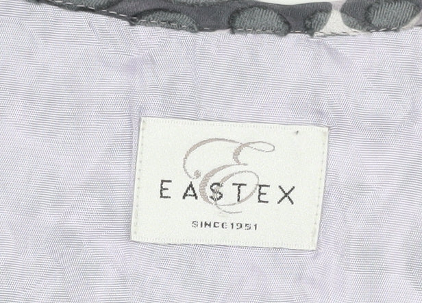 Eastex Grey Animal Print Blouse, Women's UK 10