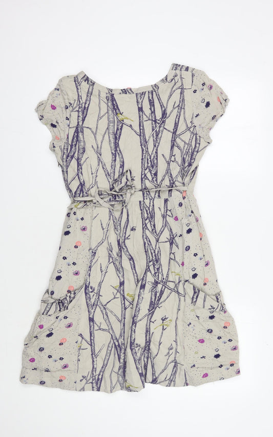 White Stuff Women's Multicoloured A-Line Dress