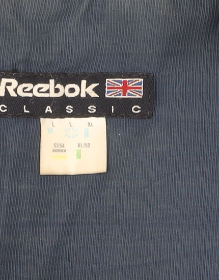 Reebok Men's XL Blue Windbreaker Jacket