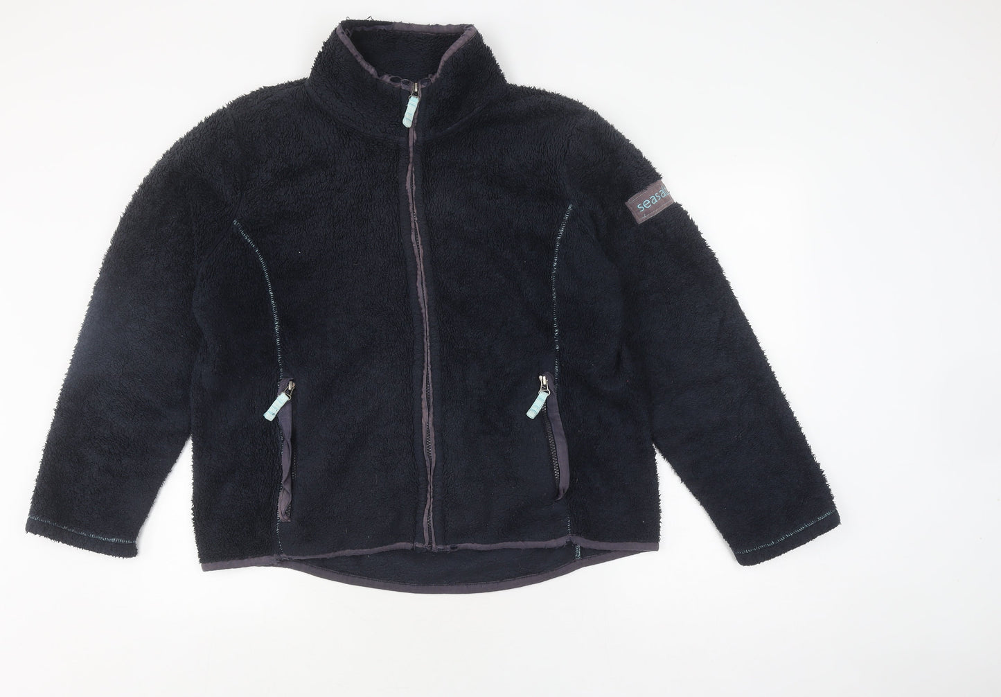 Seasalt Women’s Black Fleece Jacket Size 20