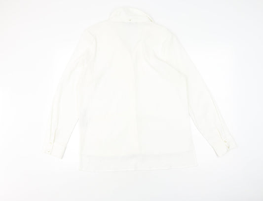 Vero Moda Women's White Blouse L - Casual Button-Up