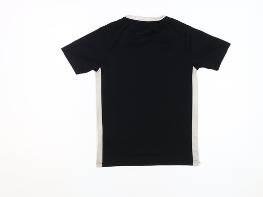 Sondico Boys Black Jersey T-Shirt 9-10 Years Football Style