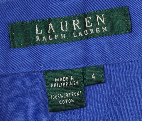 Lauren Ralph Lauren Women's Blue Chino Shorts Size 4