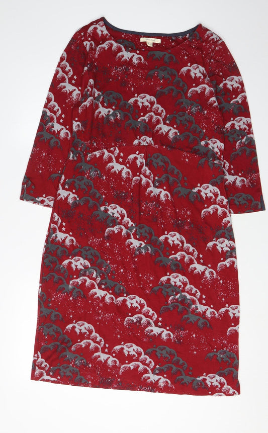 White Stuff Women’s Red Sheath Dress, Size 12