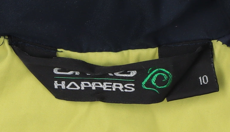 Craghoppers Women's Yellow Hooded Rain Jacket Size 10