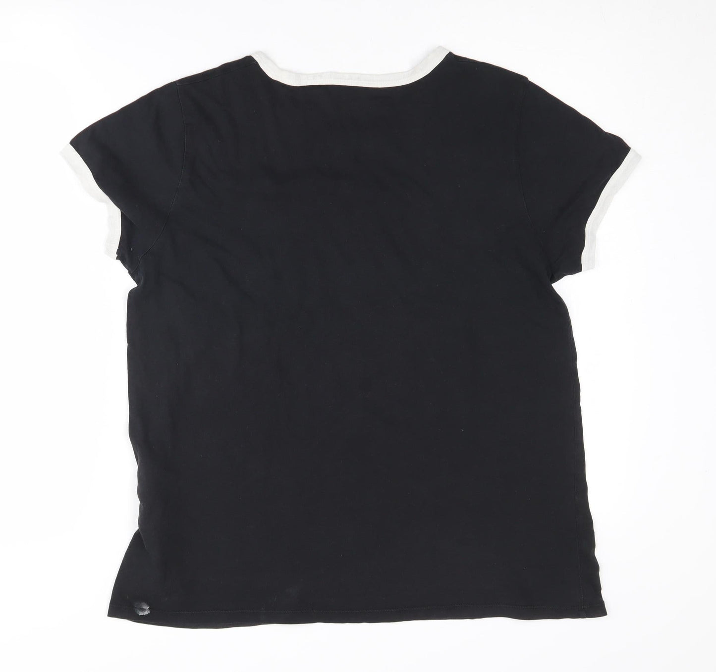 Levi's Women's Black Ringer T-Shirt Size L