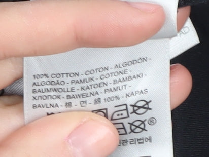 Levi's Women's Black Ringer T-Shirt Size L