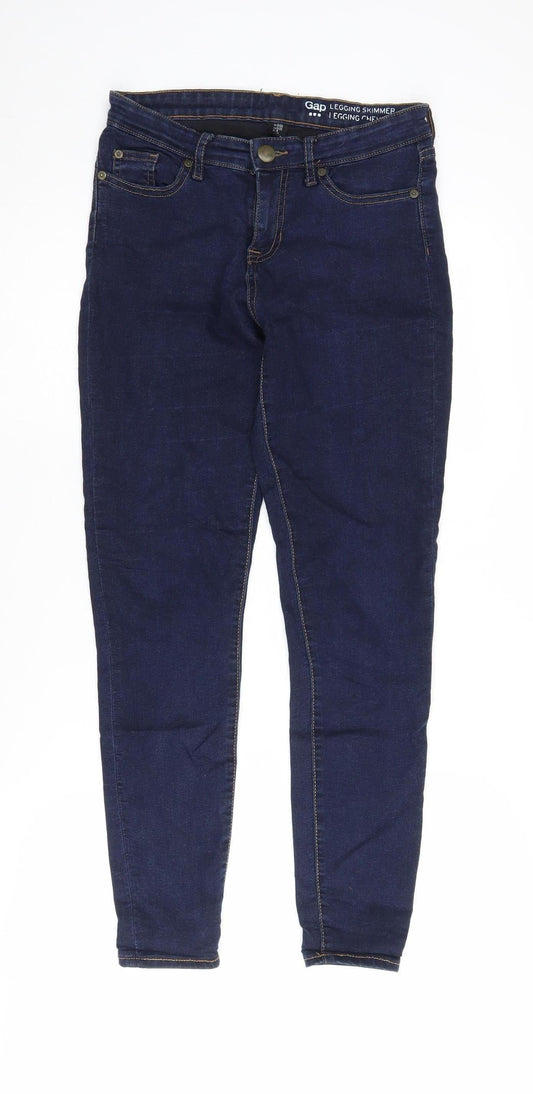 Gap Women's Blue Jegging Jeans - Size 4, Slim Fit