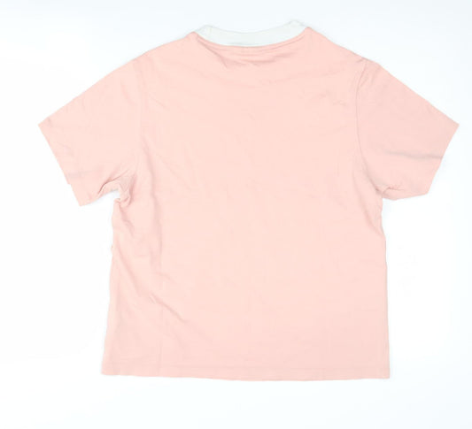 adidas Pink Women's Ringer T-Shirt Size 8