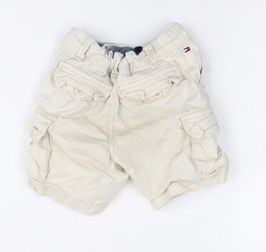Tommy Hilfiger Boys Beige Cargo Shorts - Size 2 Years