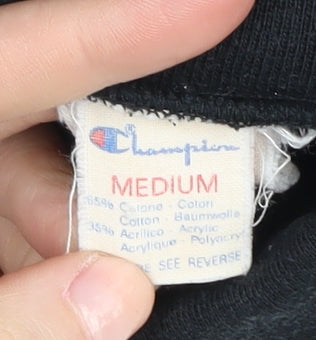 Champion Men's Black Medium Pullover Sweatshirt