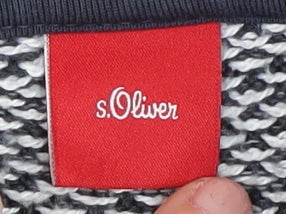 Additional view of s.Oliver girls’ grey knit pullover hoodie xs long sleeve
