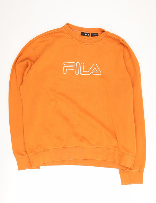 FILA Men's Orange XL Pullover Sweatshirt