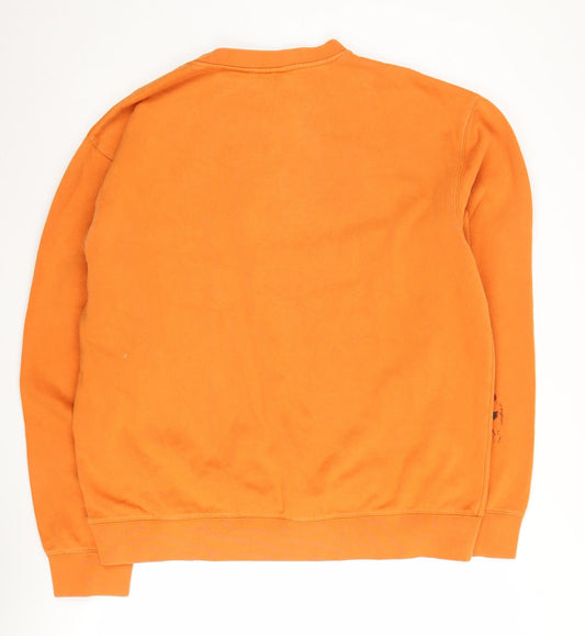 FILA Men's Orange XL Pullover Sweatshirt