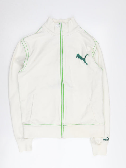 Puma Women's White Jacket S Basic Style