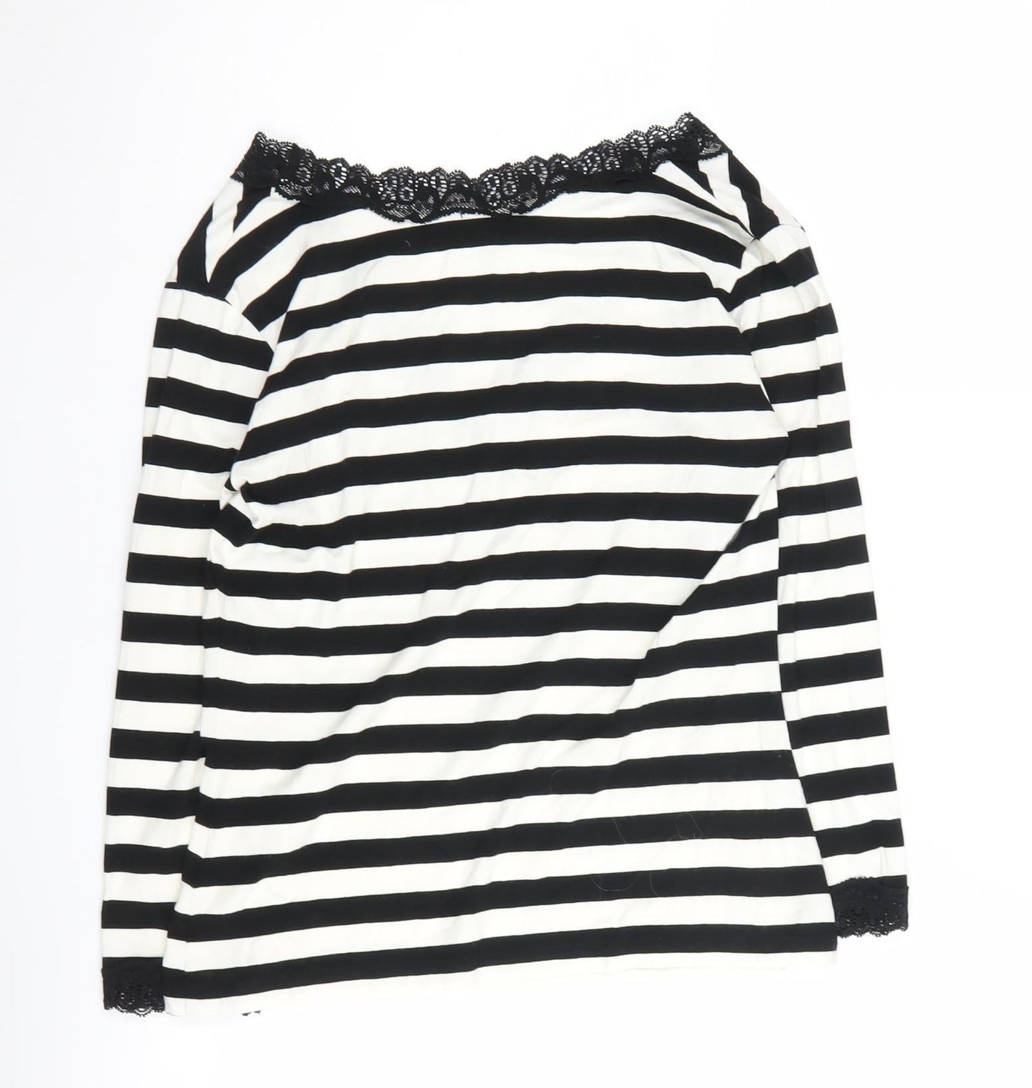 Hobbs Women's Multicoloured Striped Blouse Size 12