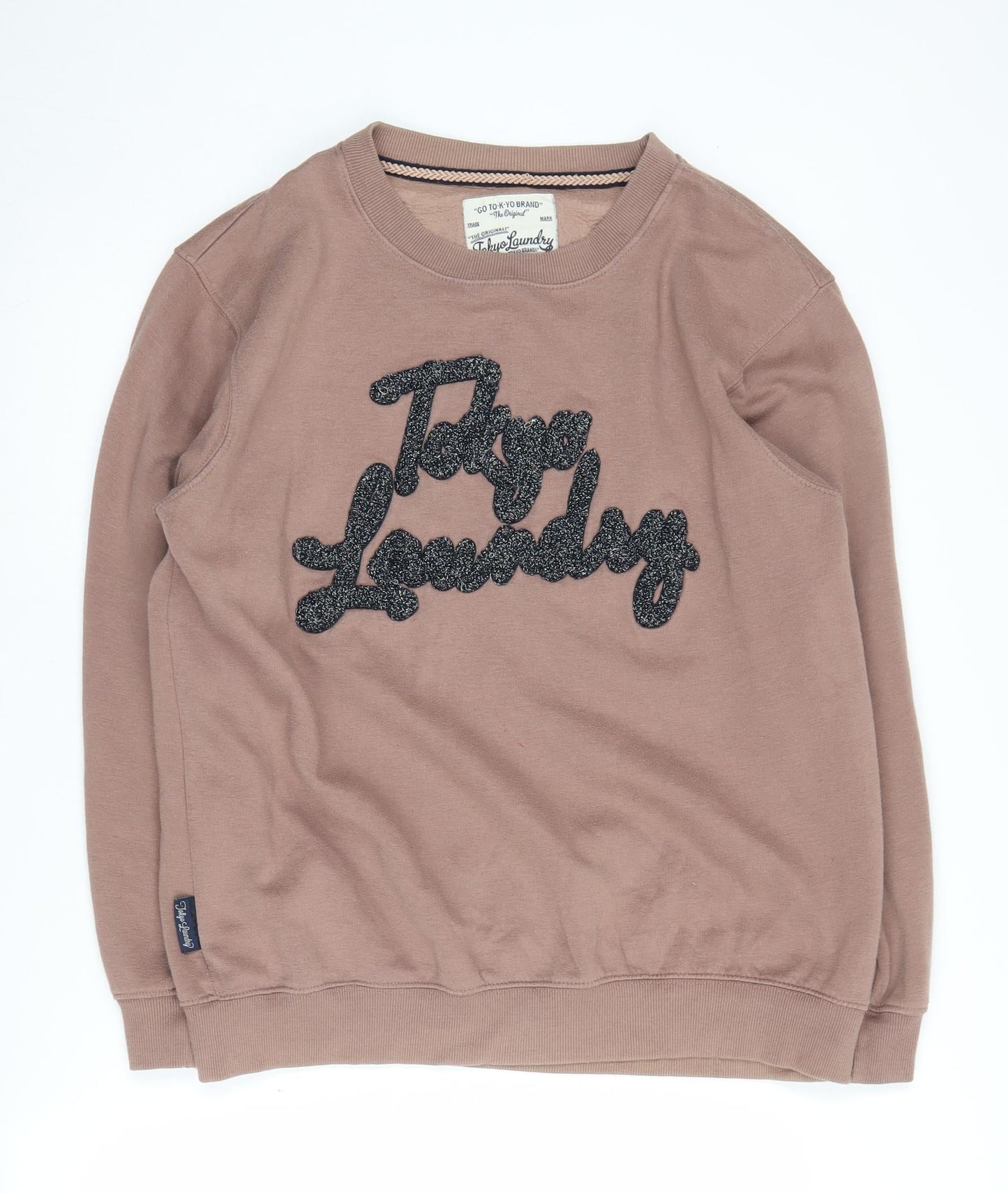 Tokyo Laundry Women's Brown Pullover Sweatshirt L