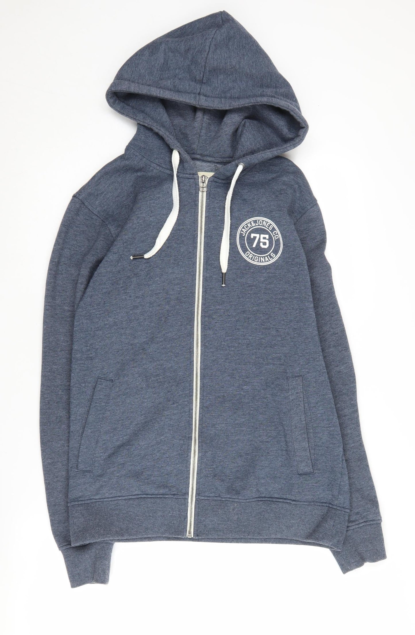 Jack & Jones Men's Blue Full Zip Hoodie M