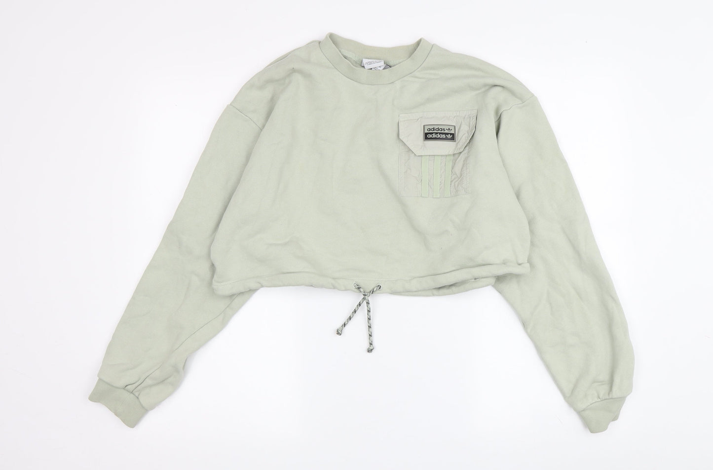 Adidas Women's Grey Pullover Sweatshirt Size 8