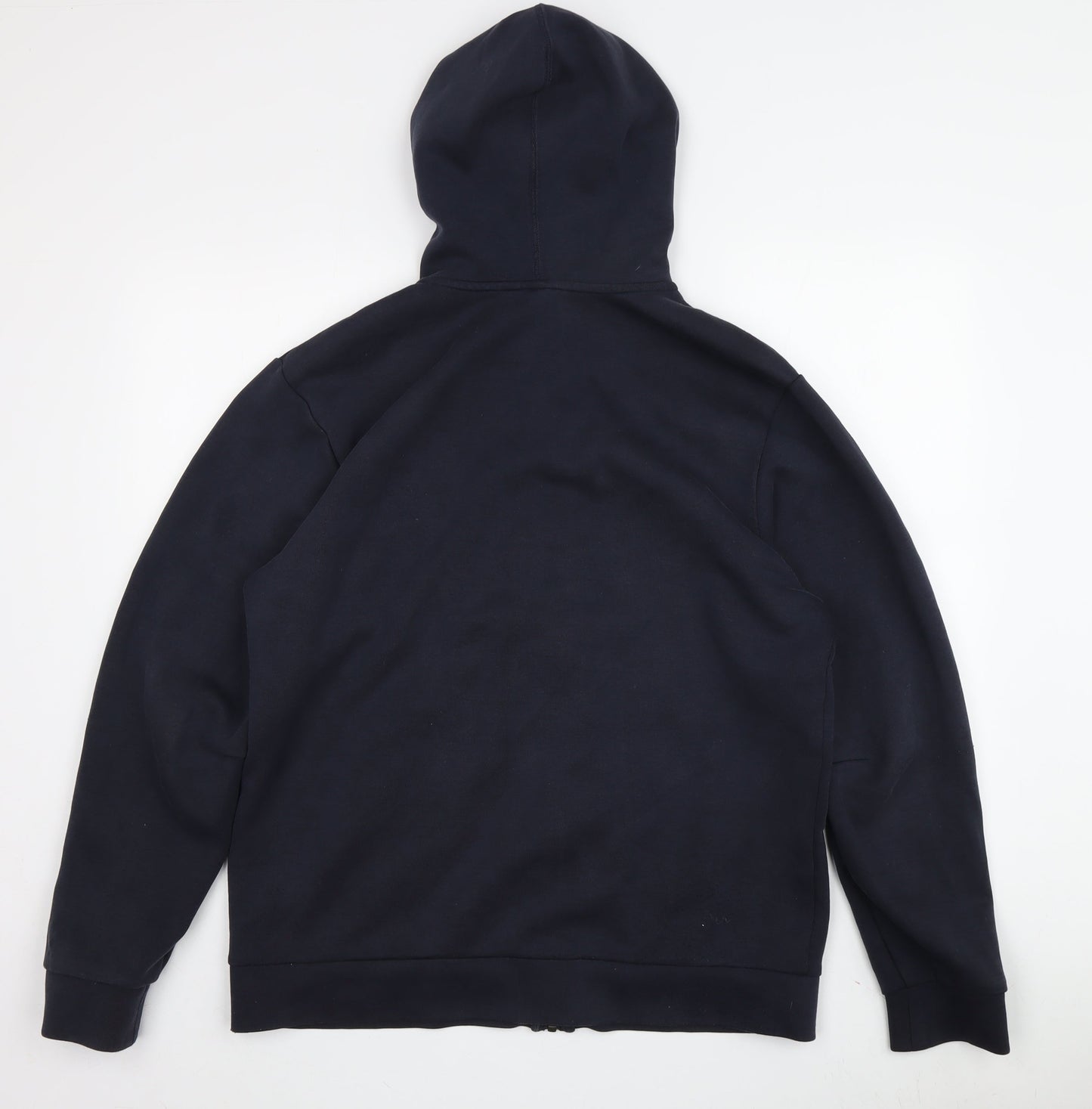 Adidas Men's Blue Full Zip Hoodie - Size L