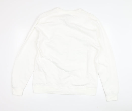 UFC Unisex Adults White Pullover Sweatshirt M