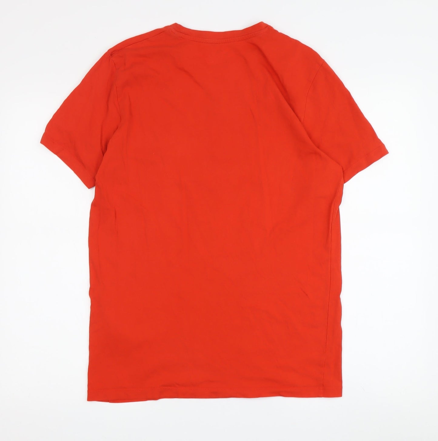 Jack & Jones Men's Red Crew Neck T-Shirt Size S