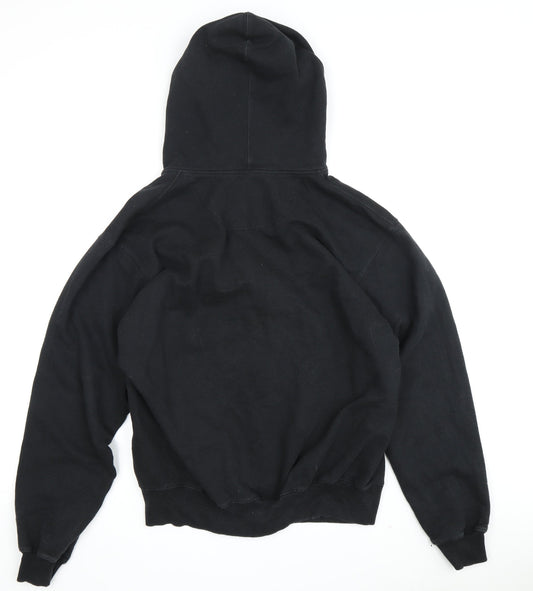 Champion Men's Black Full Zip Hoodie M - Regular Fit