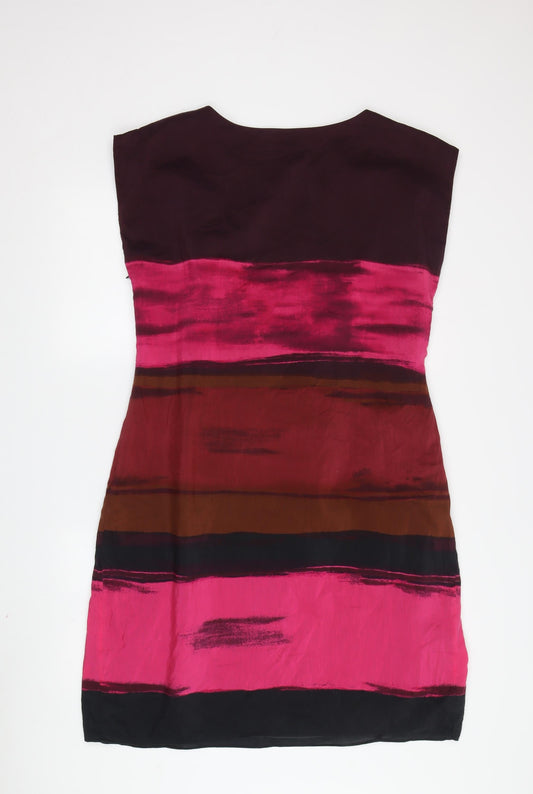 Laura Ashley Women's Multicoloured Shift Dress Size 6