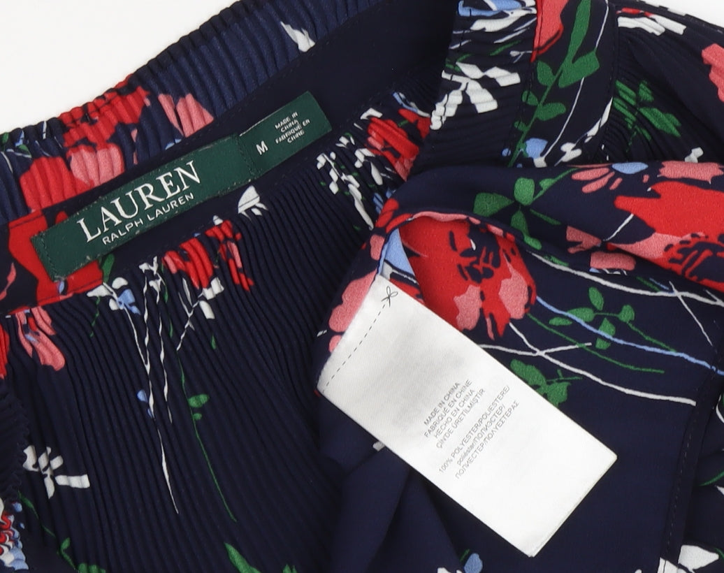 Ralph Lauren Women's Floral Blouse, Multicoloured M, Polyester