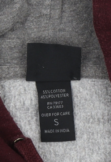 Hard Rock Cafe Unisex Grey Pullover Hoodie, Size S
